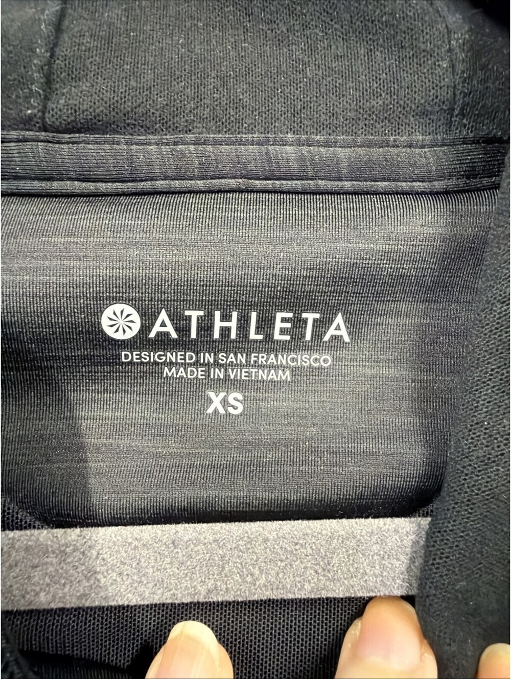 Athleta Black Hooded Xs Extra Layer Pullover Hoodie - Picture 10 of 13